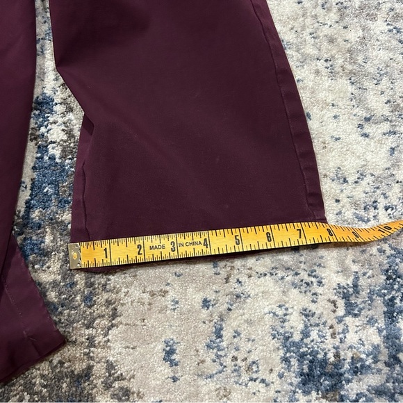 Soft Surroundings Burgundy Pull-On Straight Leg Dress Pants Size Large Tall - Picture 10 of 10